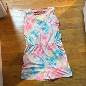 Limited Too Pastel Tie-Dye Kids Romper